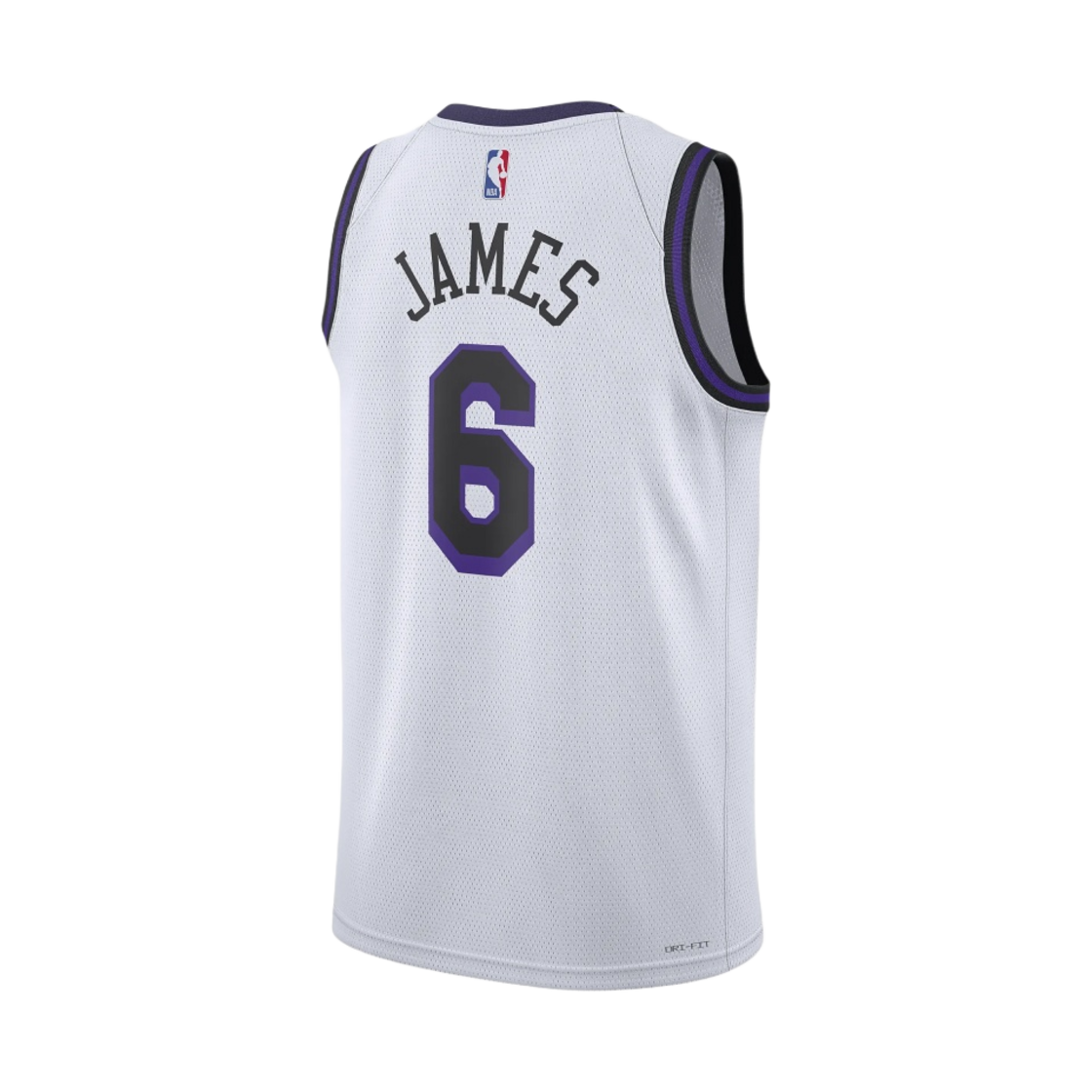 나이키 르브론 제임스 LA 레이커스 시티 에디션 드라이핏 NBA 스윙맨 저지 화이트(Nike LeBron James LA Lakers City Edition Dri-Fit NBA Swingman Jersey White)
