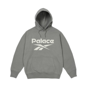 Palace x Reebok Hoodie Grey - 24SS