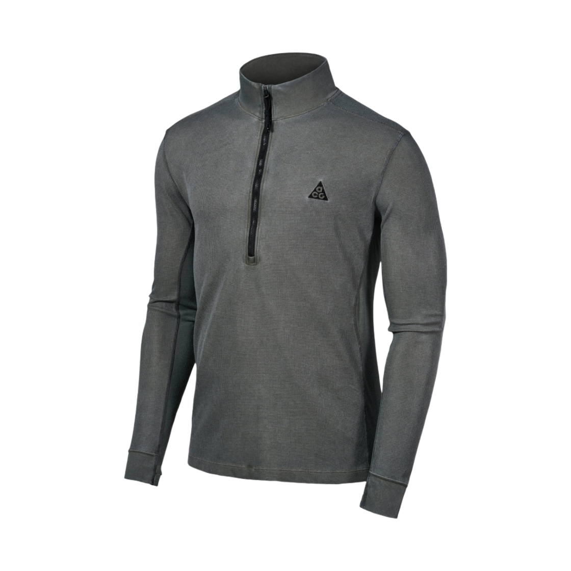 나이키 NRG 드라이핏 ACG ADV 스티플 락 하프 집 베이스 레이어 카고 카키 - 아시아(Nike NRG Dri-Fit ACG ADV Steeple Rock Half Zip Base Layer Cargo Khaki - Asia)