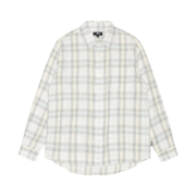 Stussy Beach Plaid Shirt Off White