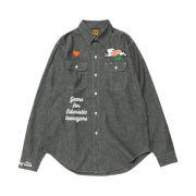 Human Made Chambray Shirt Black