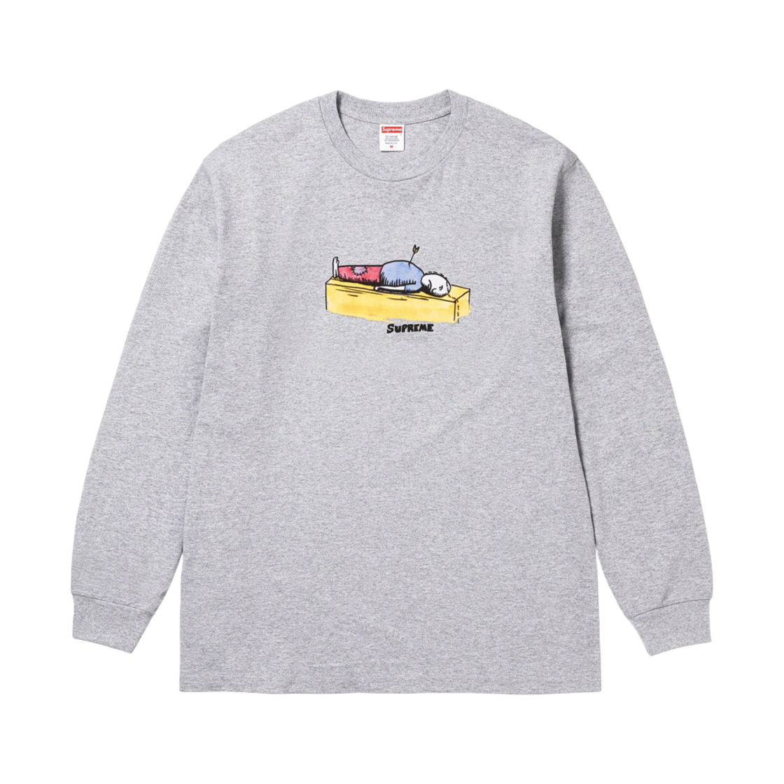 슈프림 닐 블렌더 에로우 롱슬리브 티셔츠 헤더 그레이 - 23FW(Supreme Neil Blender Arrow L/S T-Shirt Heather Grey - 23FW) - 1