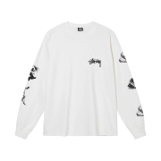 Stussy Angels Pigment Dyed LS T-Shirt Natural