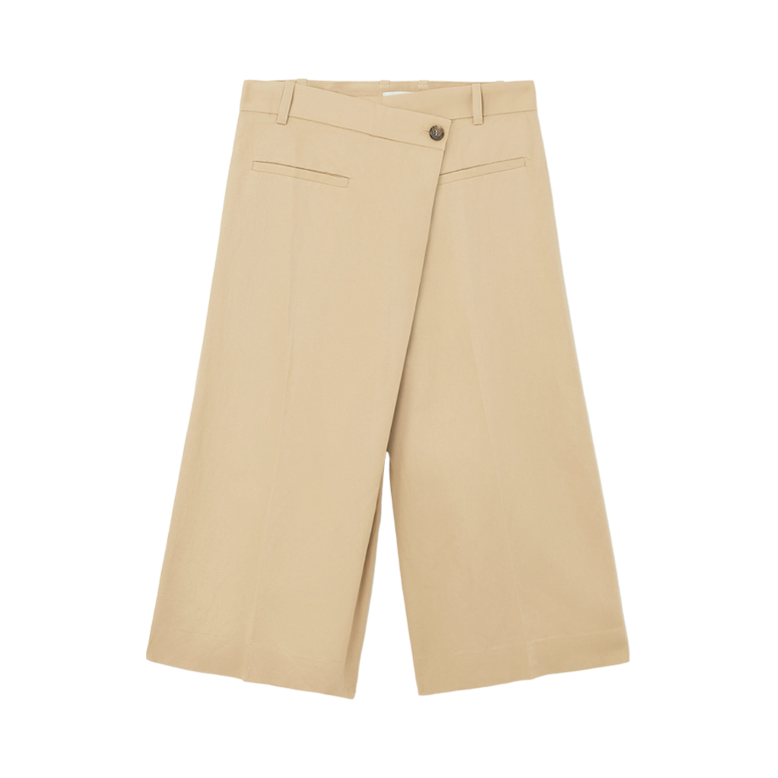 (W) 코스 랩 프론트 큐롯 베이지((W) COS Wrap Front Culottes Beige)