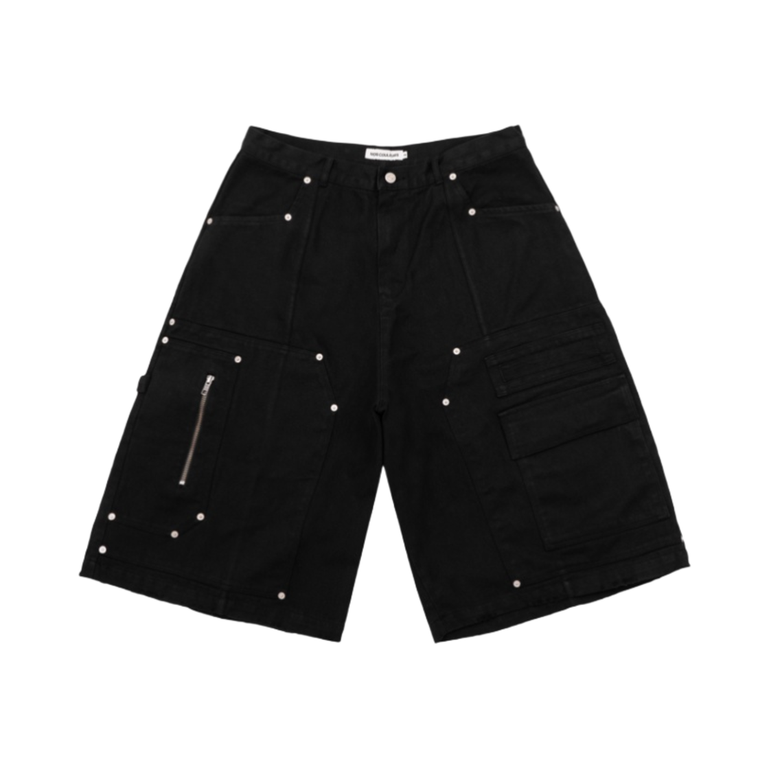- Nos Couleurs x Koin Rivet Carpenter Shorts Black