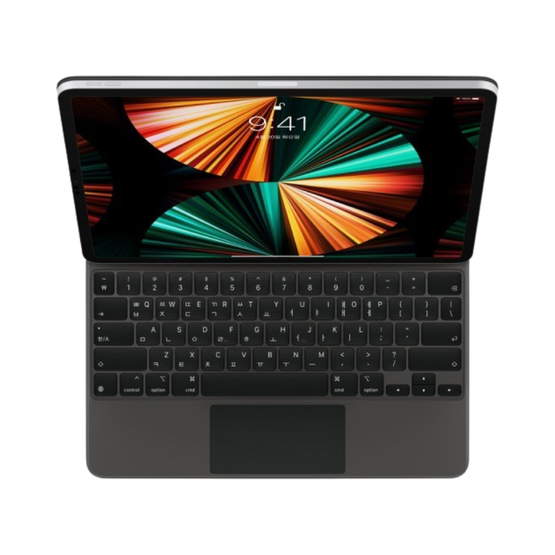 애플 아이패드 프로 12.9인치용 매직 키보드 블랙 (국내 정식 발매 제품)(Apple Magic Keyboard for iPad Pro 12.9-inch Black (Korean Ver.)) - 2