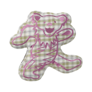 Thisisneverthat x Grateful Dead Lightning Bear Plaid Cushion Khaki