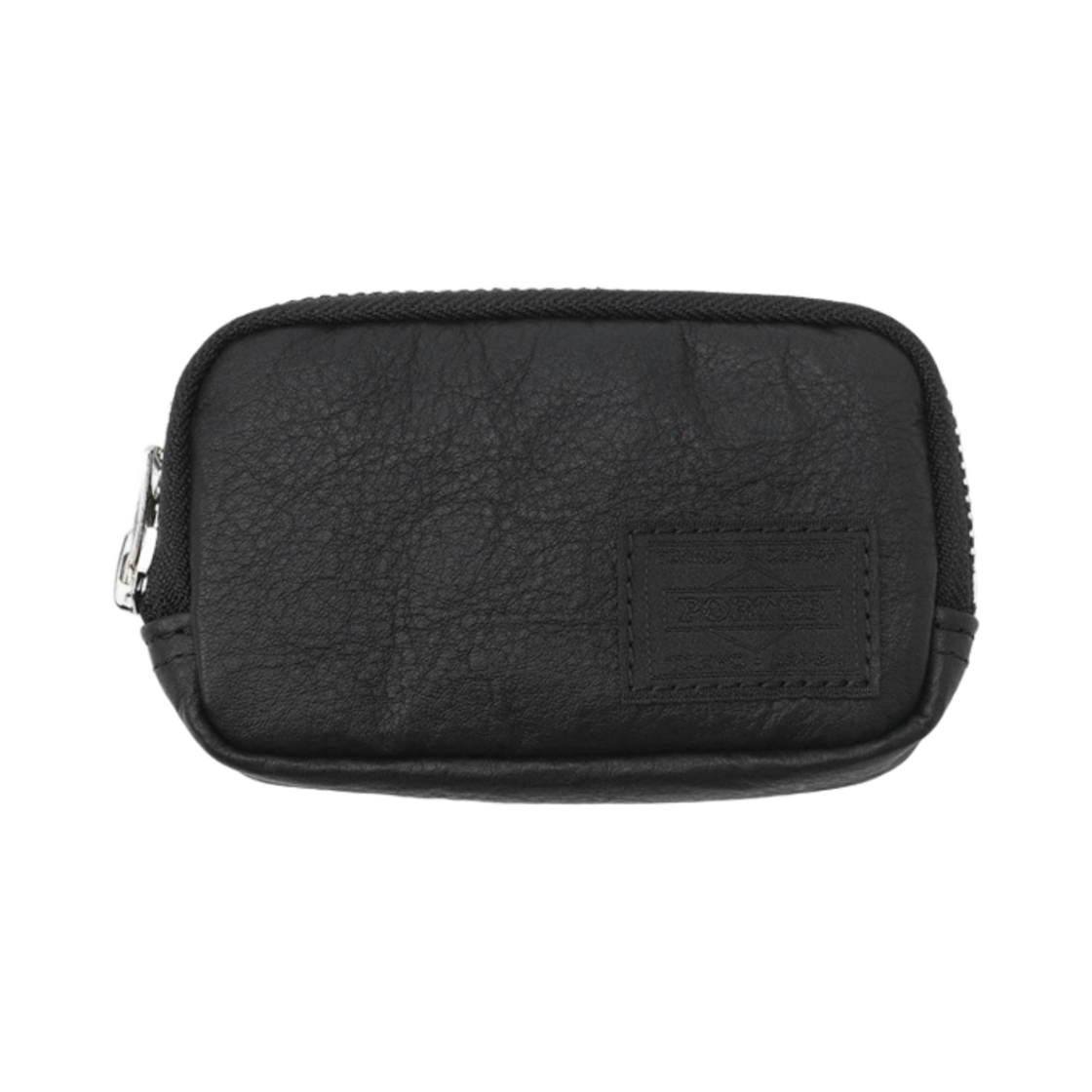 391-17972 Porter Freestyle Dyneema Leather Multi Coin Case Black