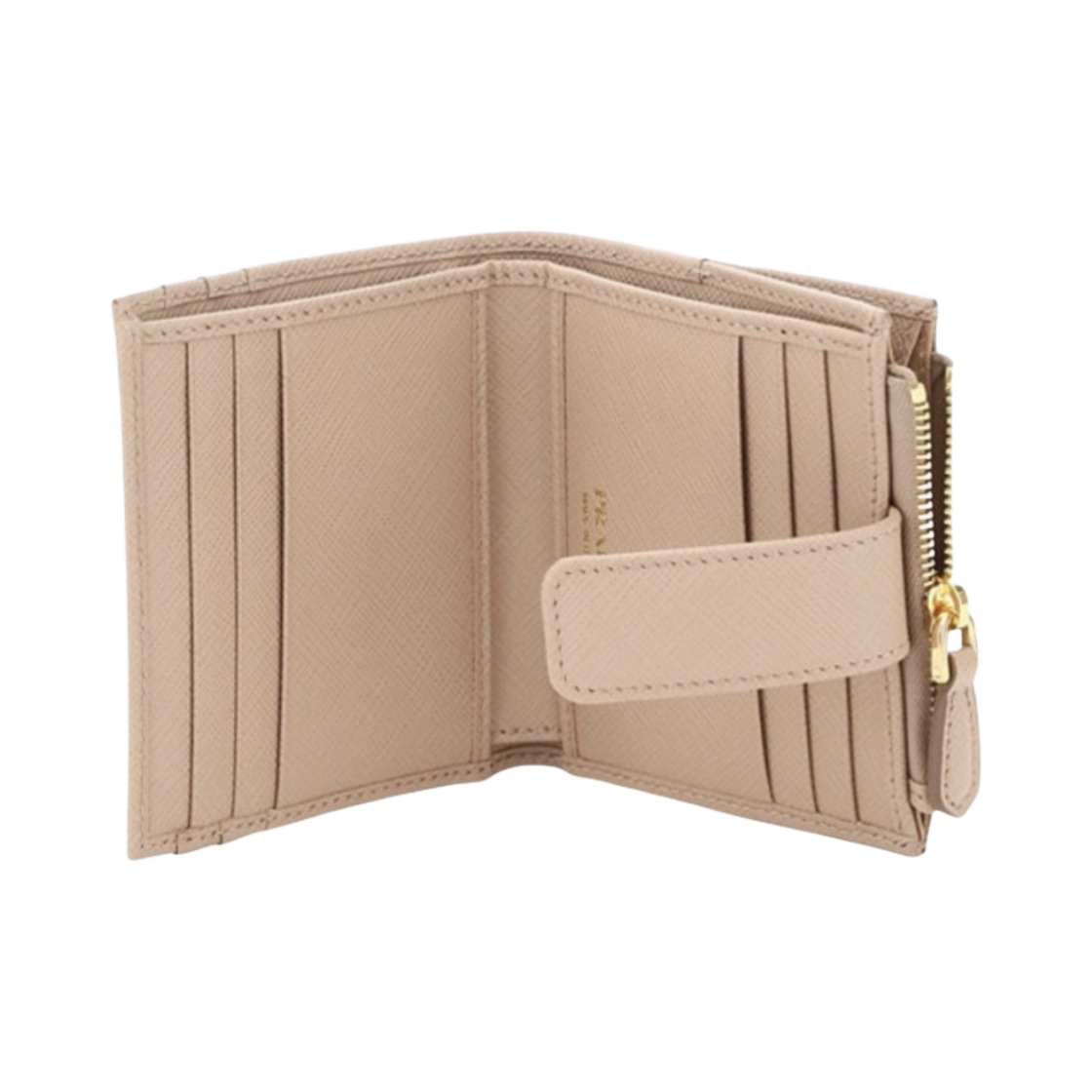 프라다 사피아노 레더 반지갑 파우더 핑크(Prada Small Saffiano Leather Wallet Powder Pink) - 2