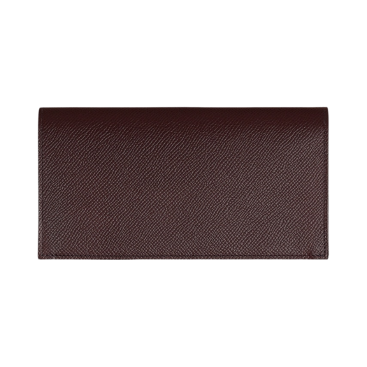 Hermes Citizen Twill Long Wallet Epsom & Rouge Sellier Bleu de France Saphir