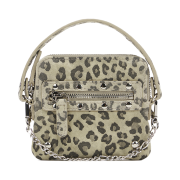 Deinet Stud Cross Chain Wallet in Leopard