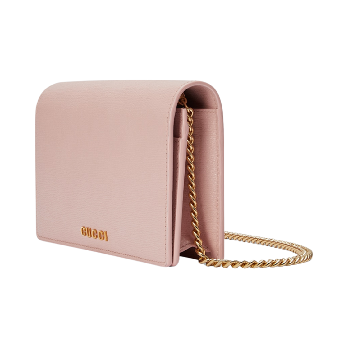 구찌 체인 지갑 구찌 스크립트 라이트 핑크 레더(Gucci Chain Wallet with Gucci Script Light Pink Leather) - 2