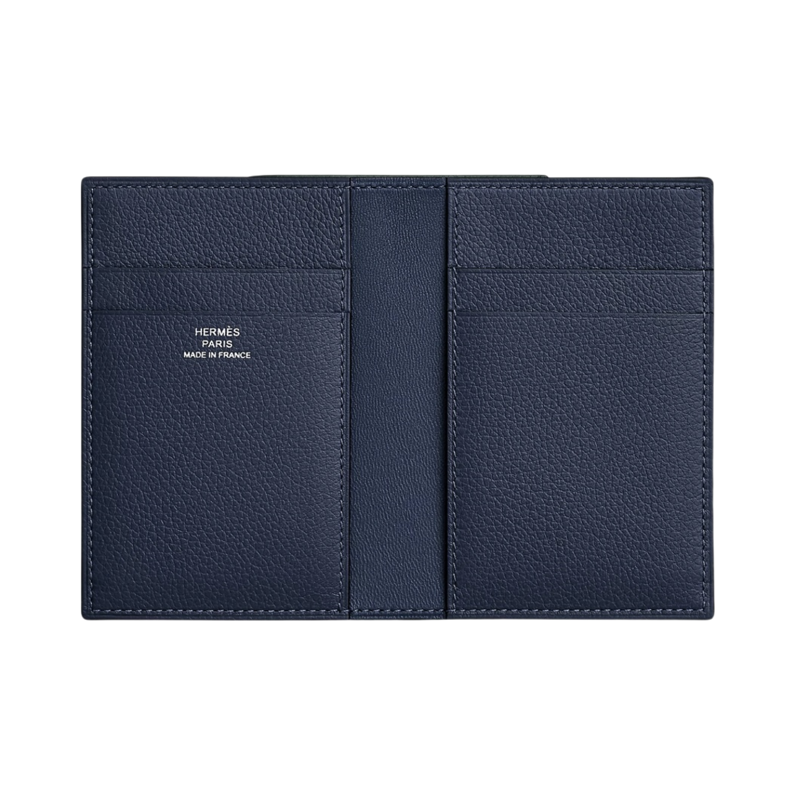 에르메스 MC² 유클리드 정글 투톤 카드 홀더 에버컬러 & 베르 티티엔 블루 뉘(Hermes MC² Euclide Jungle Two-Tone Card Holder Evercolor & Vert Titien Bleu Nuit) - 2