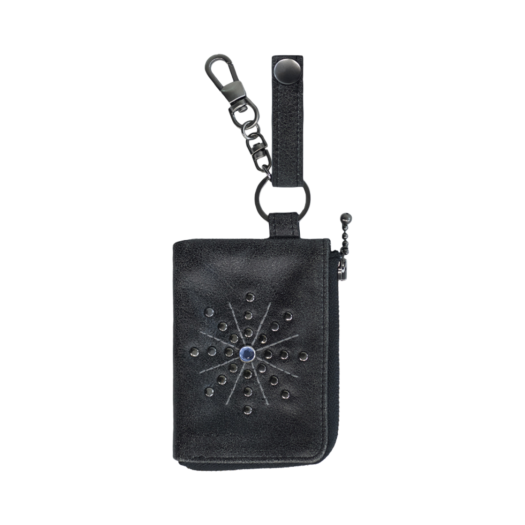 PL5PWA4500B0 [프리오더] Polyteru Rivet Card Wallet Black