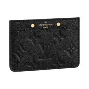 Louis Vuitton Card Holder Monogram Empreinte Black