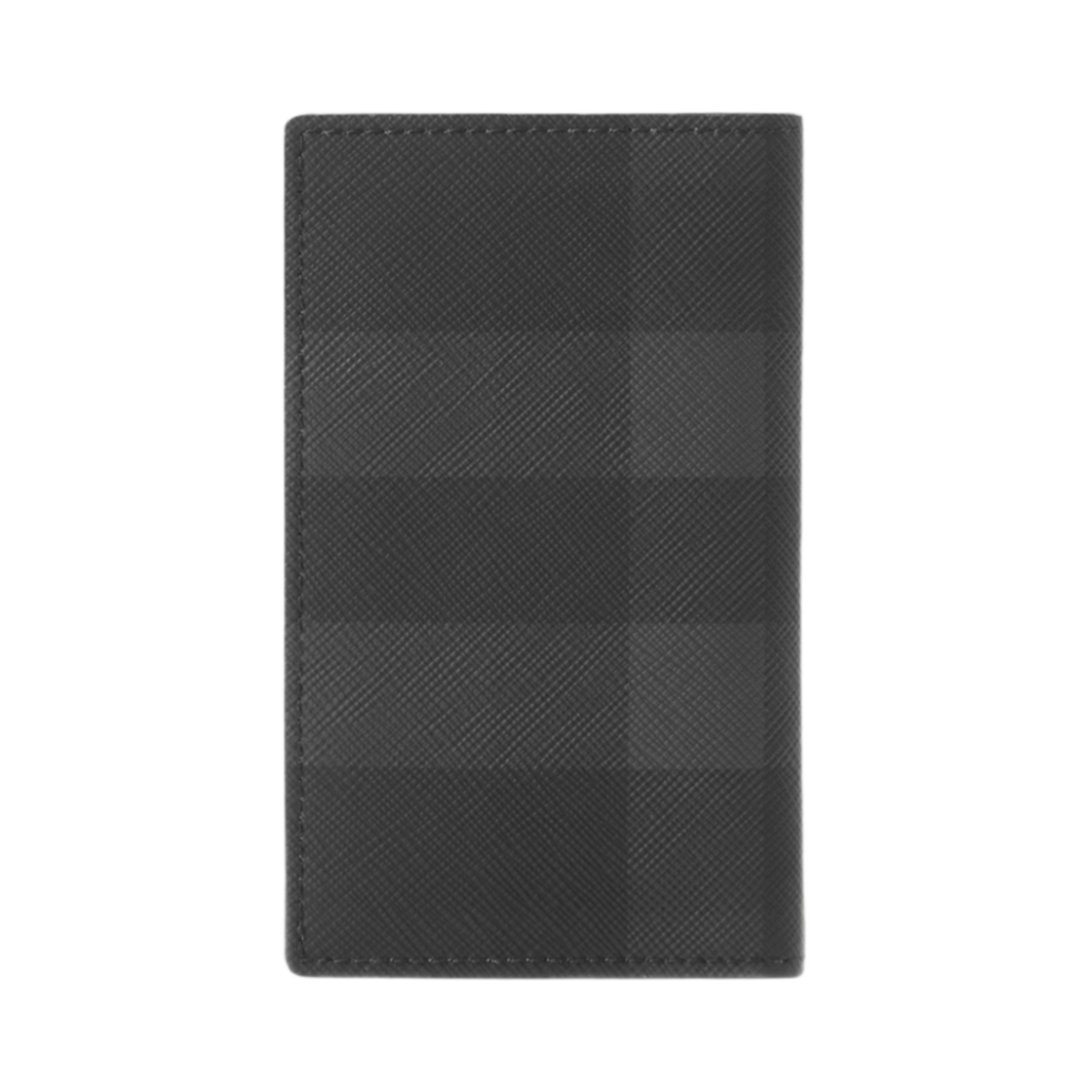 버버리 체크 앤 레더 폴딩 카드 케이스 차콜(Burberry Check and Leather Folding Card Case Charcoal) - 2