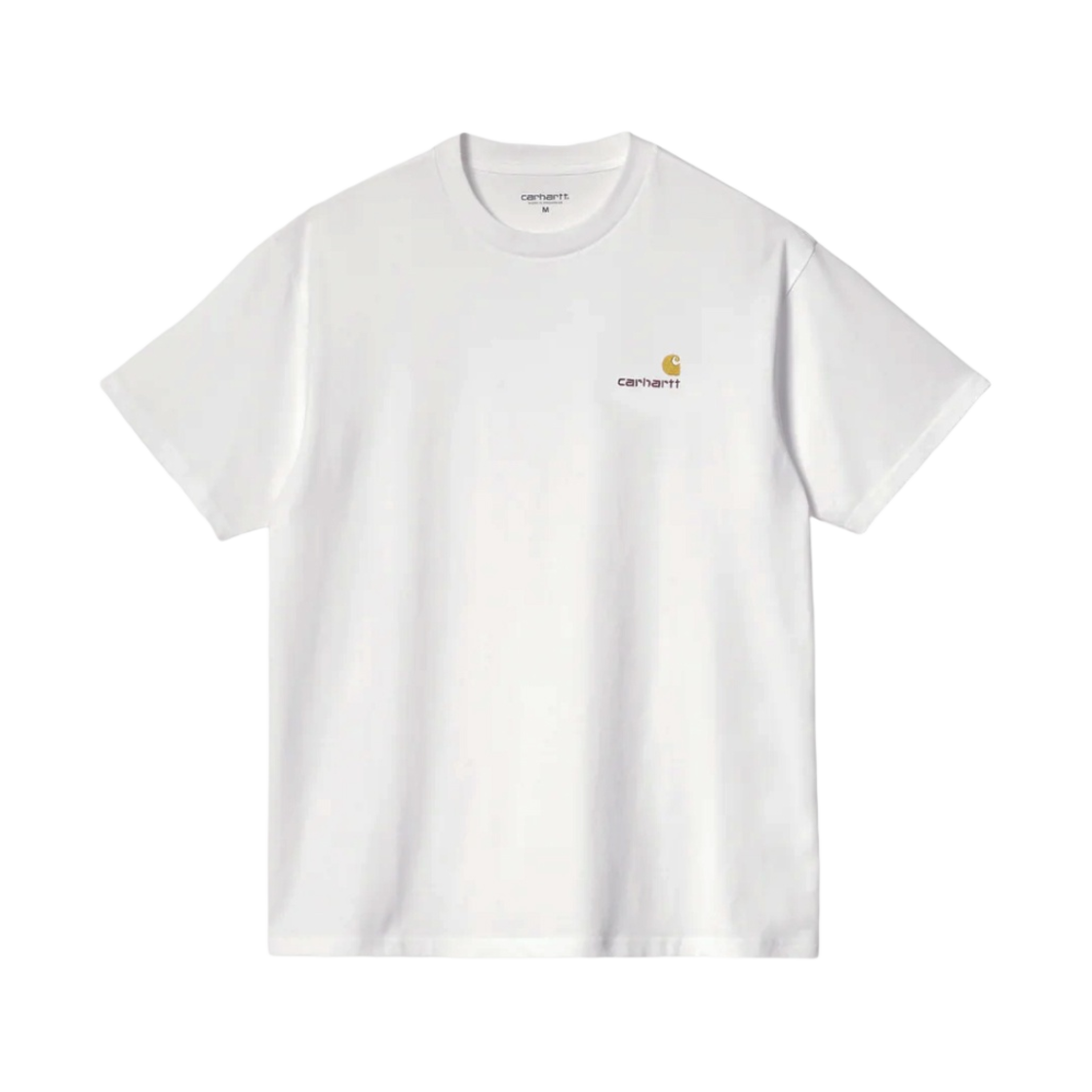 I029956-02-XX Carhartt WIP S/S American Script T-Shirt White - 대표 이미지 #1