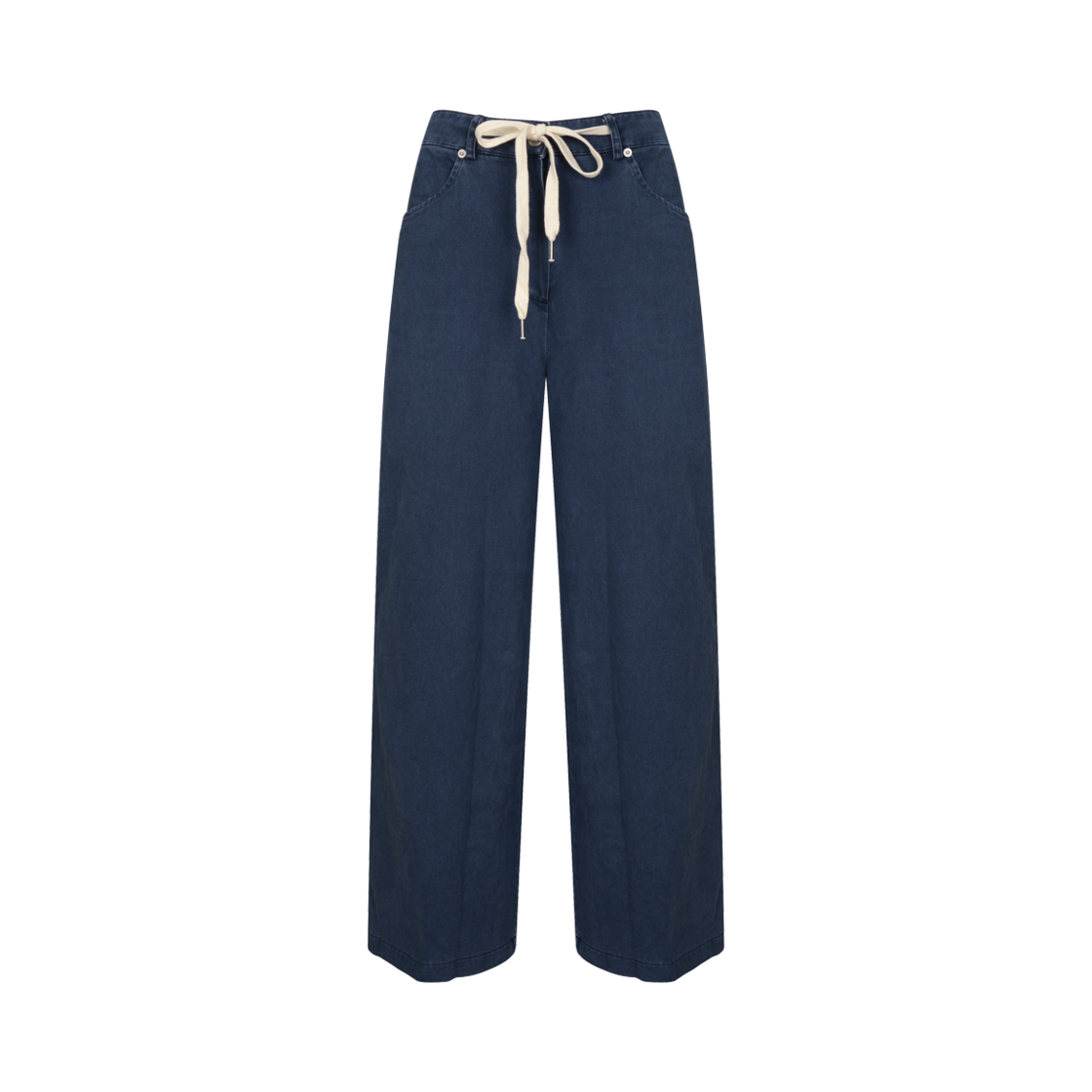 lr24fw02 Leterie Color String Pants Navy