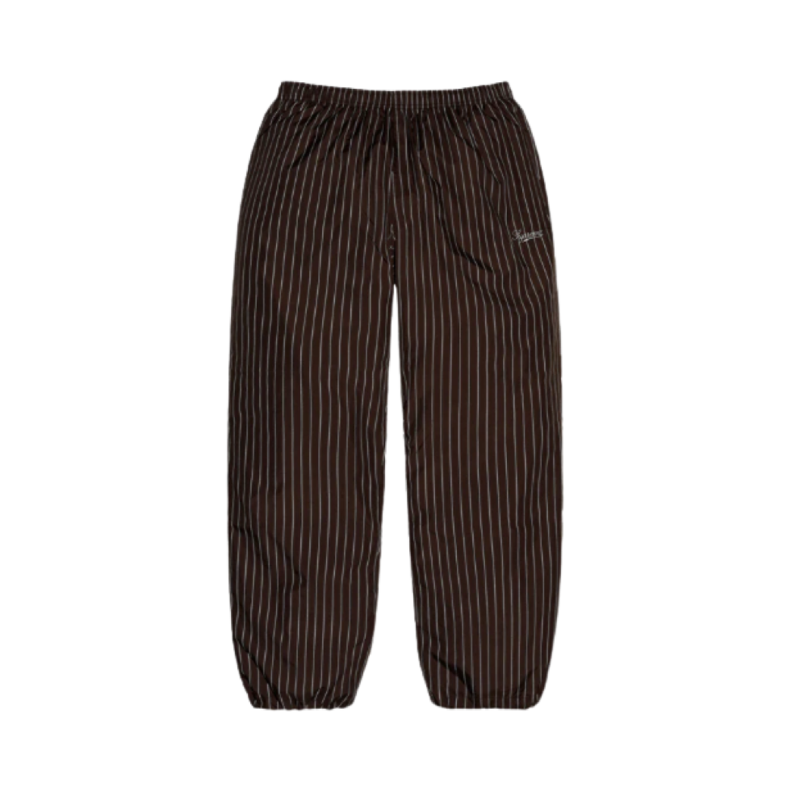 슈프림 리플렉티브 핀스트라이프 트랙 팬츠 브라운 - 24FW(Supreme Reflective Pinstripe Track Pant Brown - 24FW) - 3