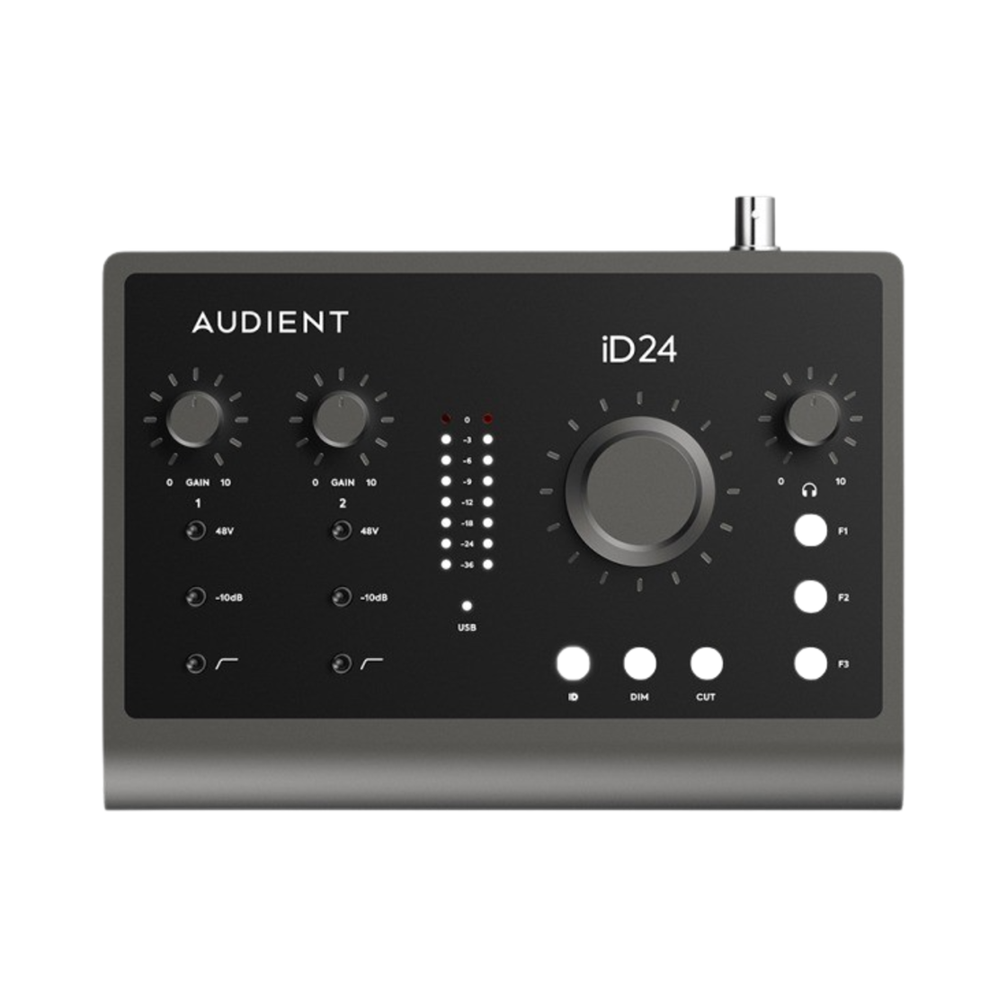 오디언트 iD24 오디오 인터페이스 블랙 (한국 정식 발매 제품)(Audient iD24 Audio Interface Black (Korean Ver.))