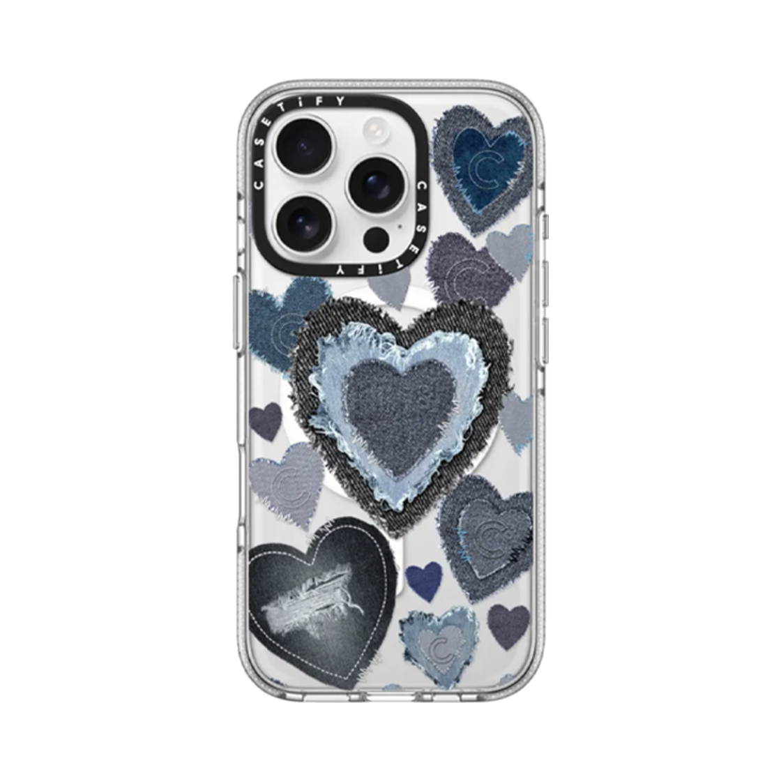- Casetify iPhone Sweet Rebel Heart Case Clear