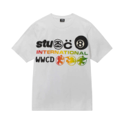 Stussy x Cactus Plant Flea Market International T-Shirt White