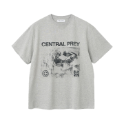 Millo Archive Central Prey T-Shirts Melange Gray