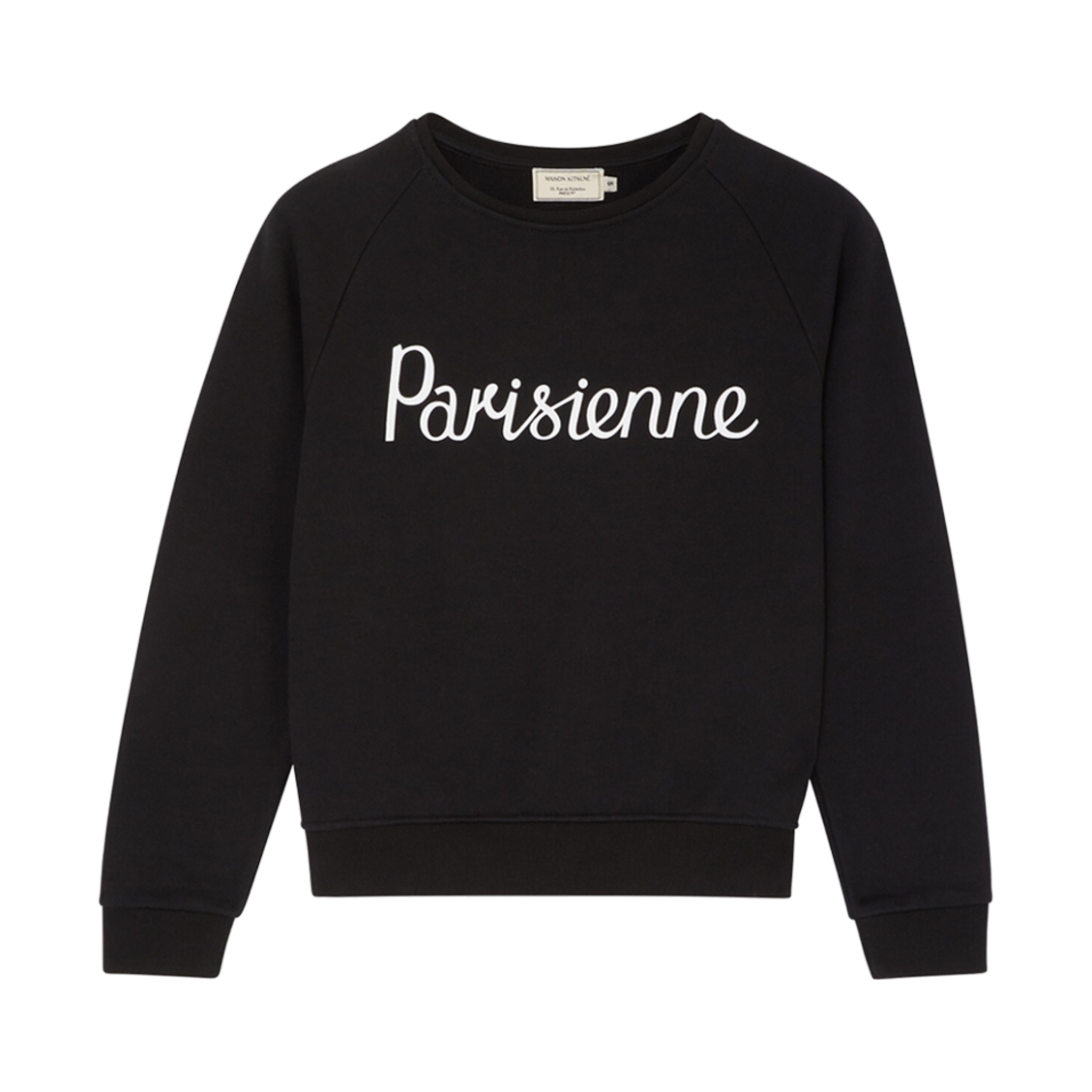 AW00301KM0001-BK (W) Maison Kitsune Parisienne Vintage Sweatshirt Black