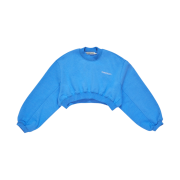 TRUNKPROJECT Logo Cropped Sweatshirt Blue
