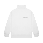 Essentials Pull-Over Mockneck Sweatshirt White - 20SS
