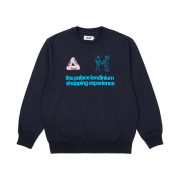 Palace Shopping Experience Crew Navy - 22SS