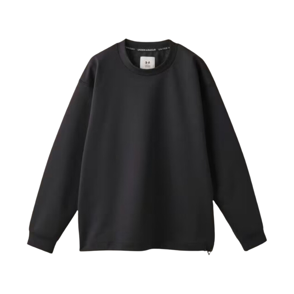 언더아머 x 유나이티드 애로우 러쉬 폰테 스웨트 롱슬리브 티셔츠 블랙(Under Armour x United Arrows Rush Ponte Sweat Long Sleeve T-Shirt Black) - 1