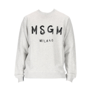 MSGM Milano Logo Sweatshirt Grey