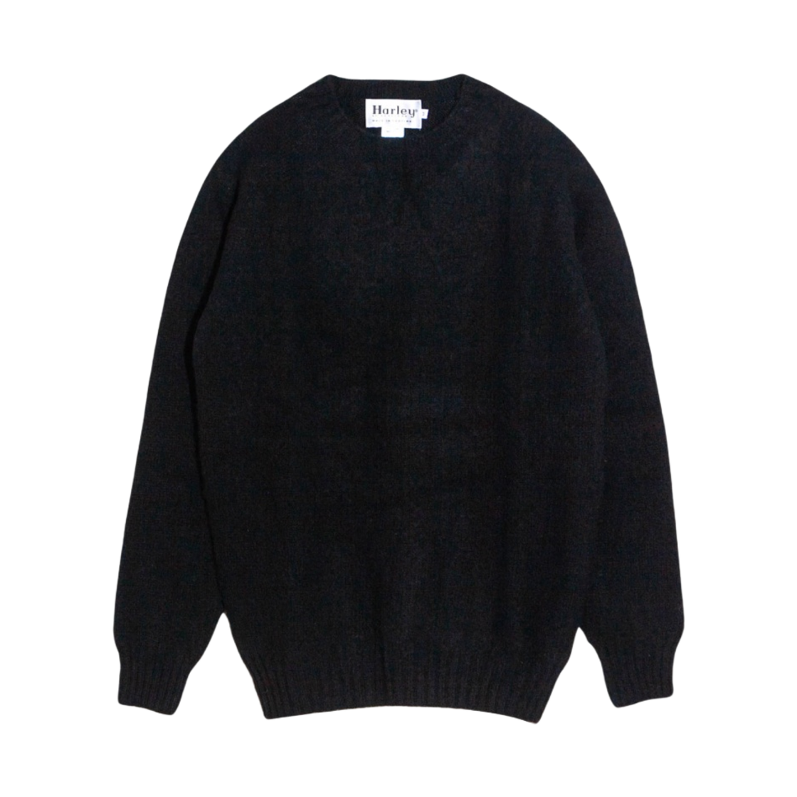 M3834/7 Harley of Scotland Shaggy Dog Crewneck Sweater Black