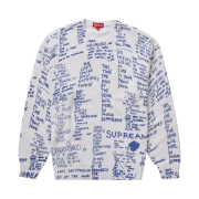 Supreme Gonz Poems Sweater White - 23SS