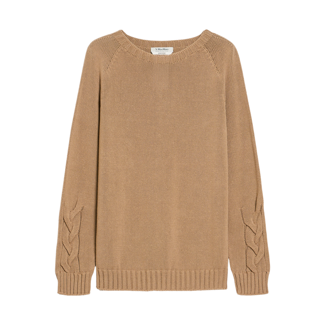 HARALD-002 (W) Max Mara Harald Cotton Sweater Camel