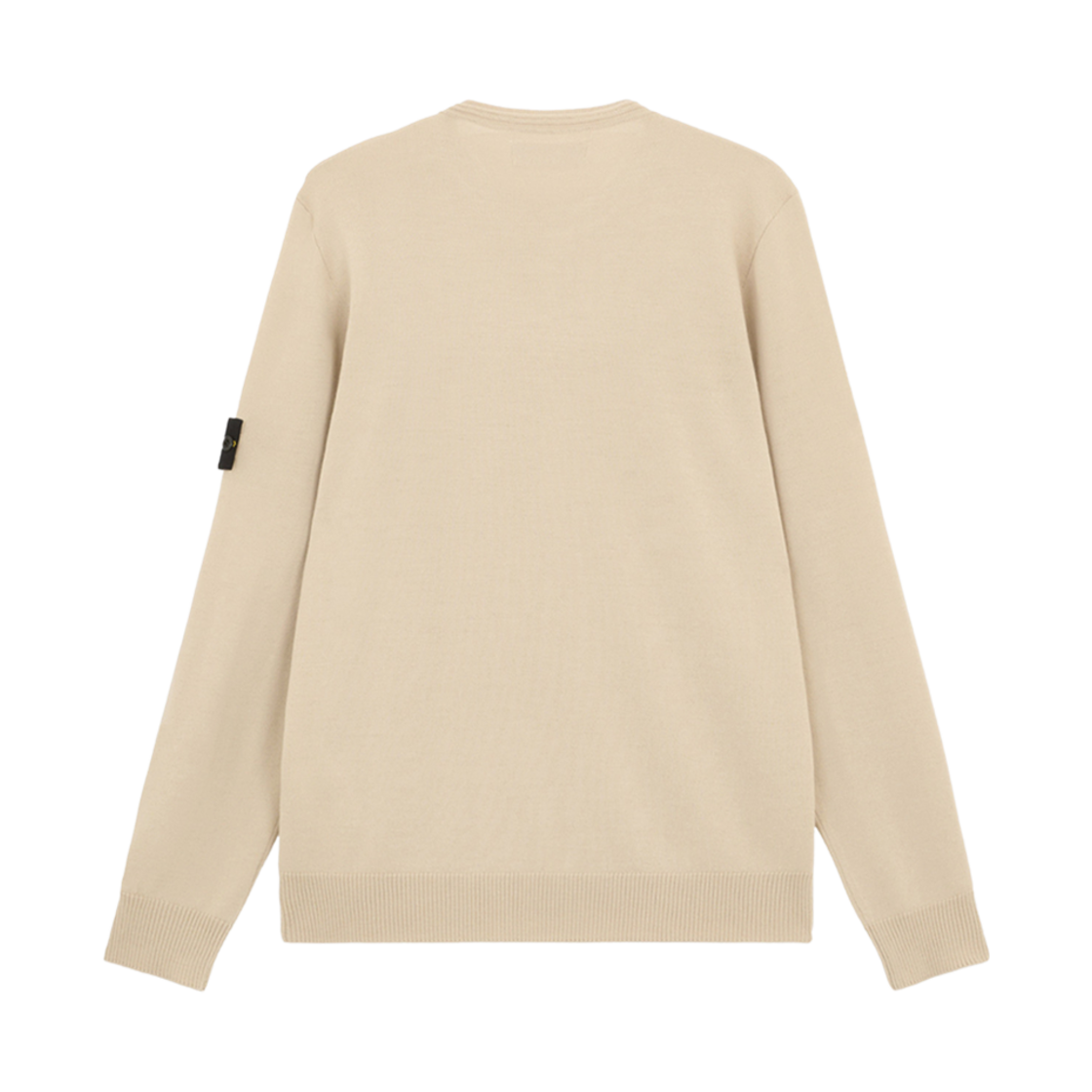 스톤 아일랜드 510C4 라이트 퓨어 RWS 울 크루넥 스웨터 위드 리빙 오프 화이트 - 24FW(Stone Island 510C4 Light Pure RWS Wool Crewneck Sweater with Ribbing Off White - 24FW) - 2