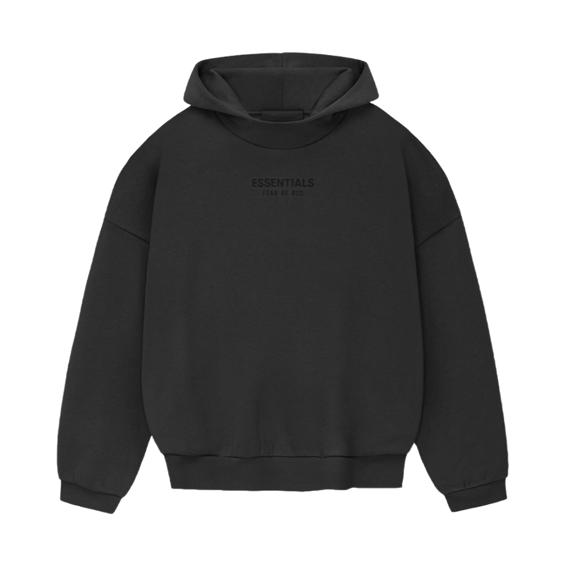 에센셜 후드 제트 블랙 - 23FW(Essentials Hoodie Jet Black - 23FW)