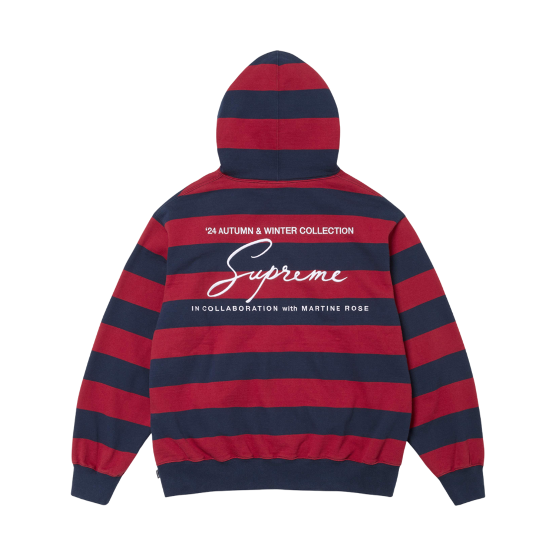 슈프림 x 마틴 로즈 후드 스웨트셔츠 스트라이프 - 24FW(Supreme x Martine Rose Hooded Sweatshirt Stripe - 24FW)