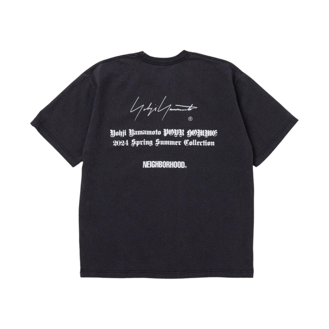 네이버후드 x 요지 야마모토 숏슬리브 티셔츠-2 그레이(Neighborhood x Yohji Yamamoto SS T-Shirt-2 Gray) - 2