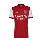 Adidas Arsenal 2021/22 Home Jersey Scarlet White - US Sizing (Non Marking Ver.)