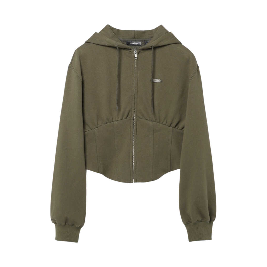 FWSWCUJ153M Opening Project W Corset Hood Zip-up Khaki