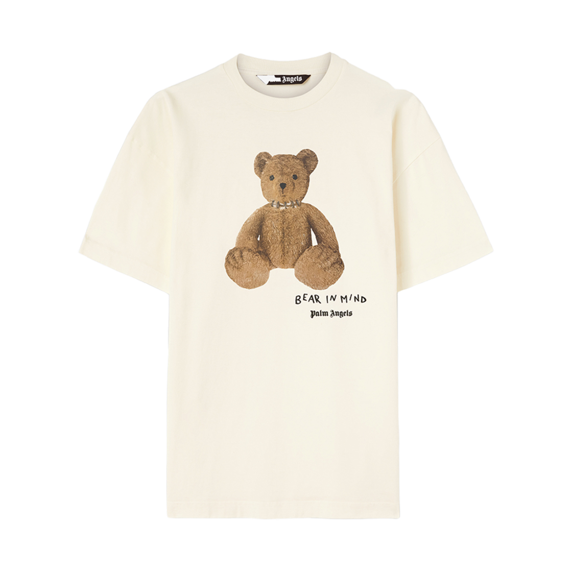 팜엔젤스 베어 인 마인드 티셔츠 오프화이트(PALM ANGELS Bear In Mind T-Shirt Off White)
