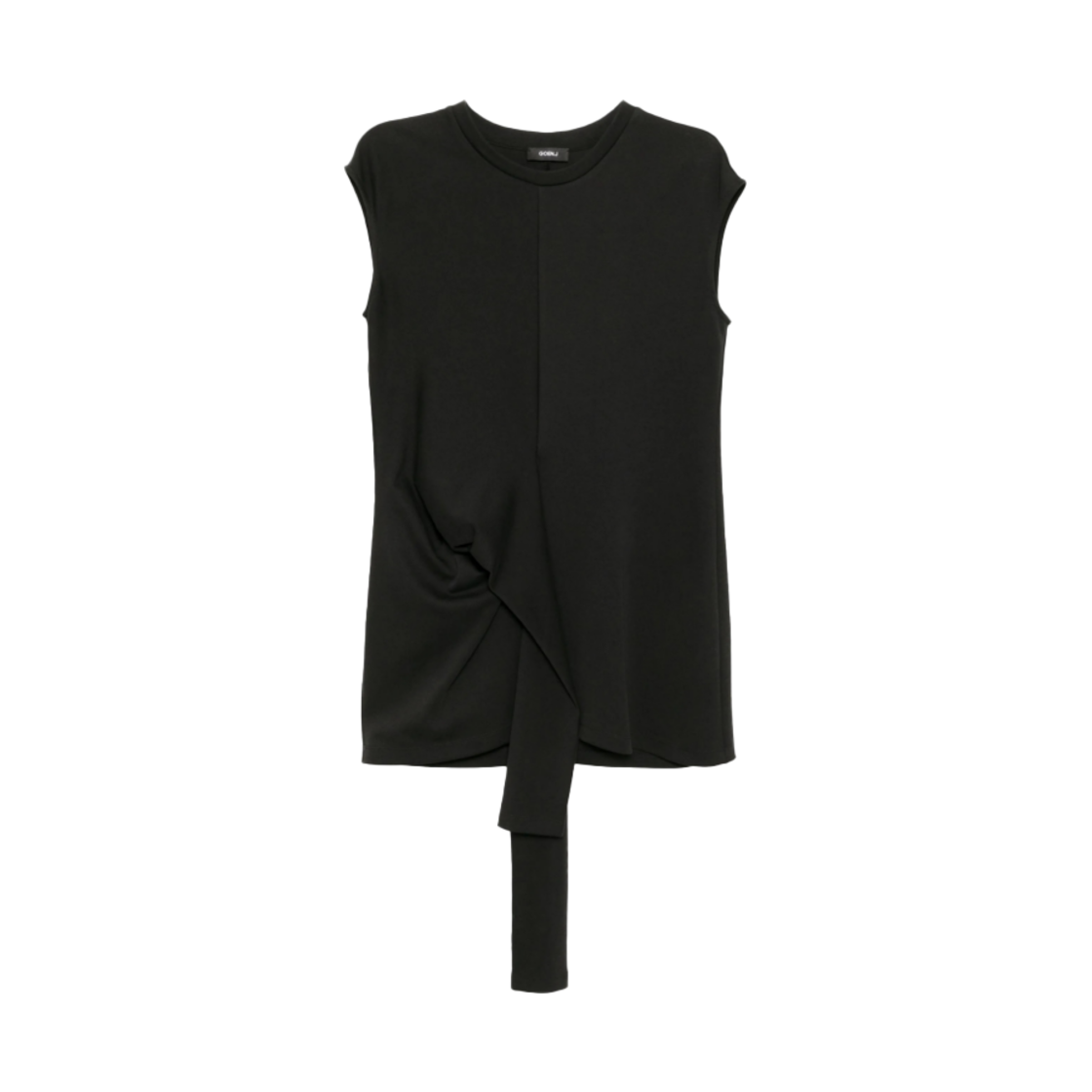 고엔제이 드랍 숄더 낫 디테일 코튼저지 탑(GOEN.J Drop-Shoulder Knot Detailed Cotton-Jersey Top)