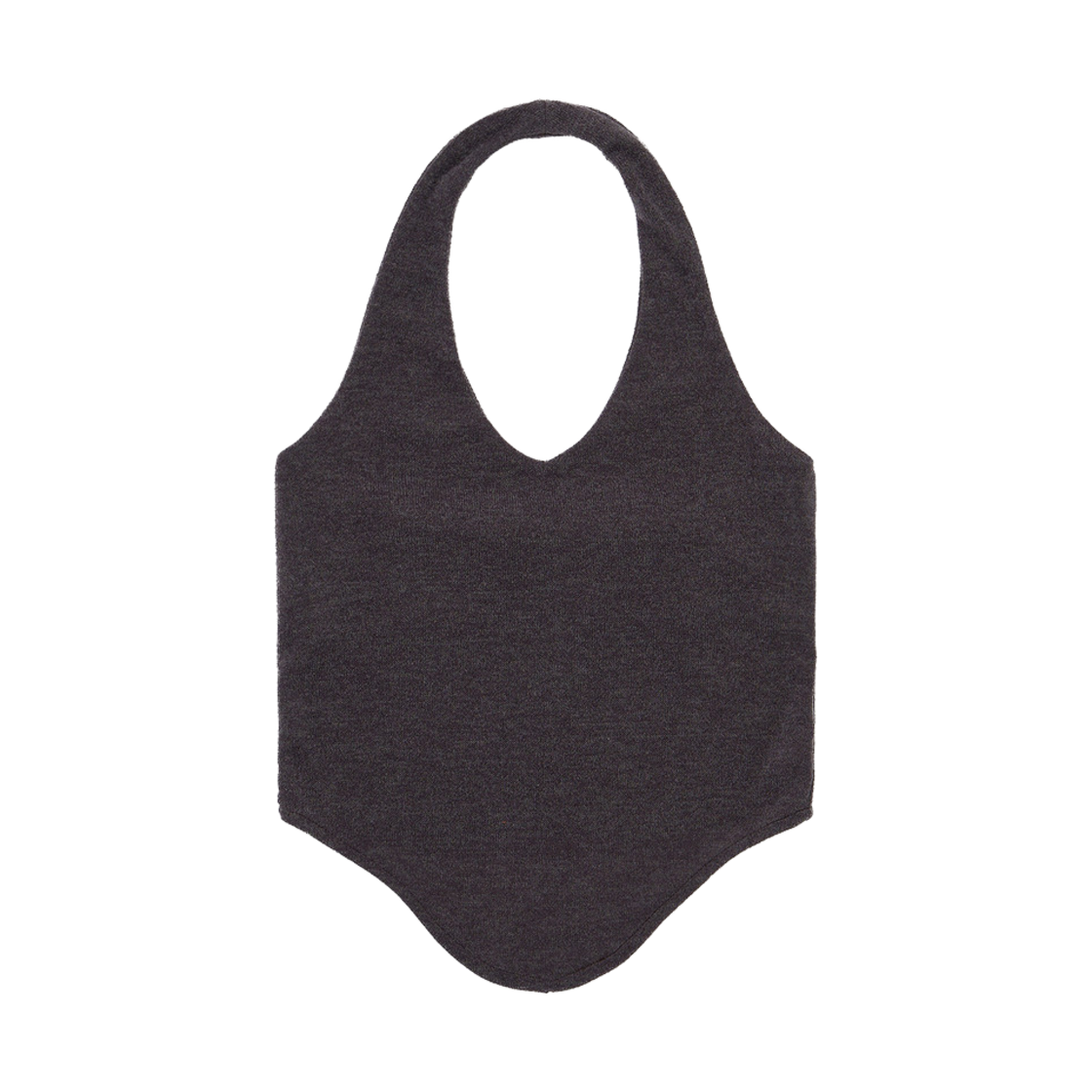 돈애스크마이플랜 홀터넥 베스트 차콜(Don't Ask My Plan Halternek Knit Vest - Charcoal) - 1
