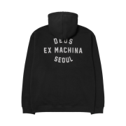 Deus Ex Machina College Address Zip-Up Hoodie Black