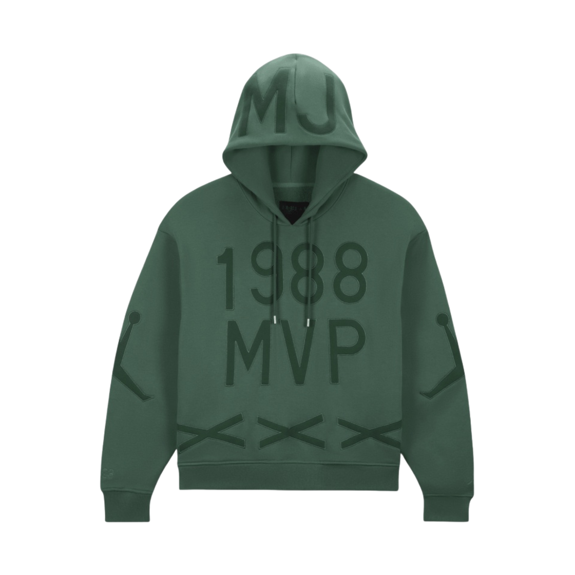 조던 x 니나 샤넬 애브니 플리스 후드 그린 스톤 (FZ7514-398)(Jordan x Nina Chanel Abney Fleece Hoodie Green Stone (FZ7514-398)) - 1