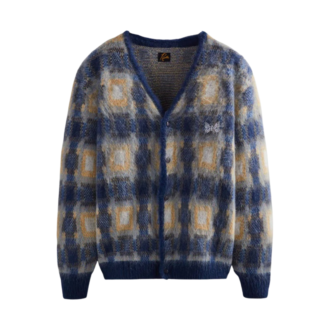 니들스 x 키스 모헤어 쉐르단 가디건 녹터널(Needles x Kith Mohair Sheridan Cardigan Nocturnal)