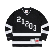 Supreme x WTAPS Mitchell & Ness Hockey Jersey Black - 21FW