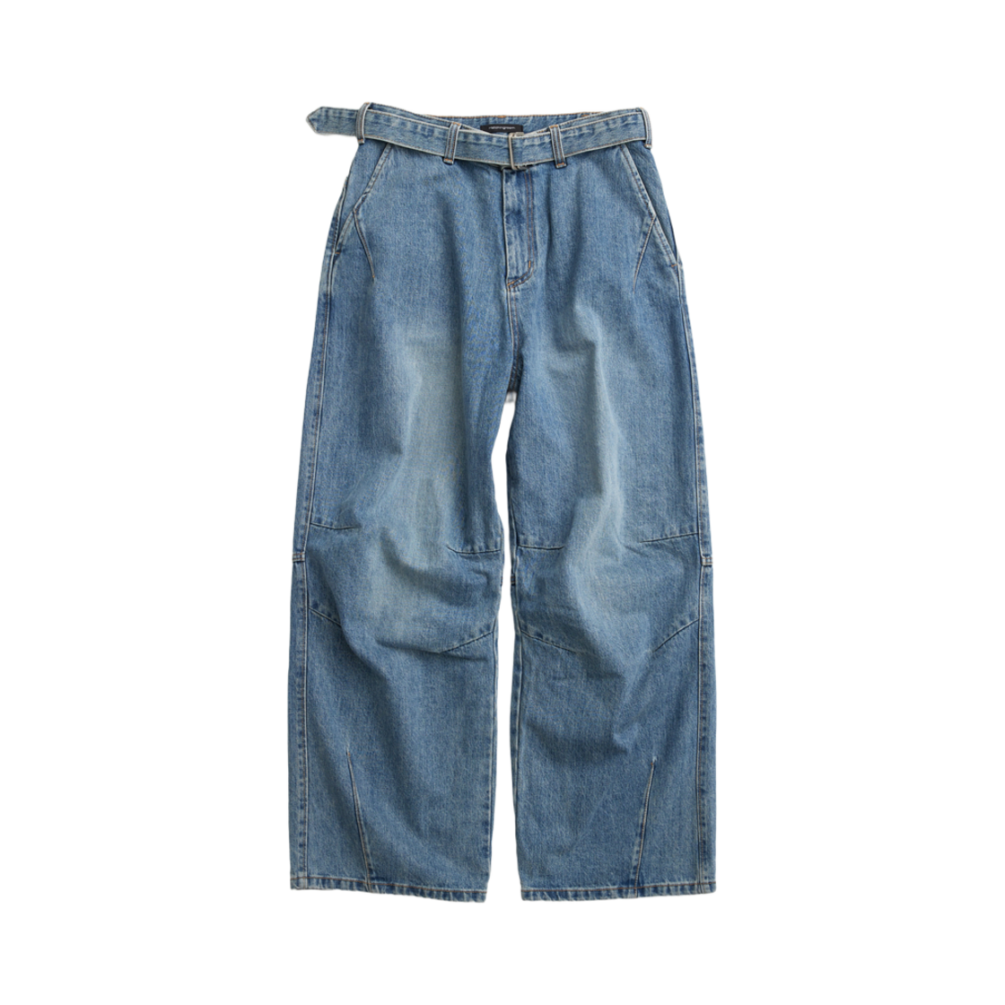 해칭룸 벨티드 스노우 진 워시드 블루